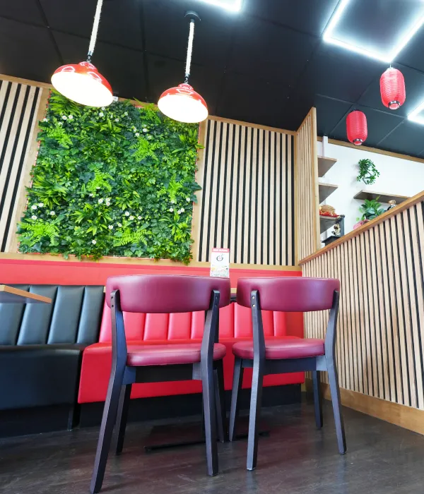 Inside an IRO Sushi restaurant